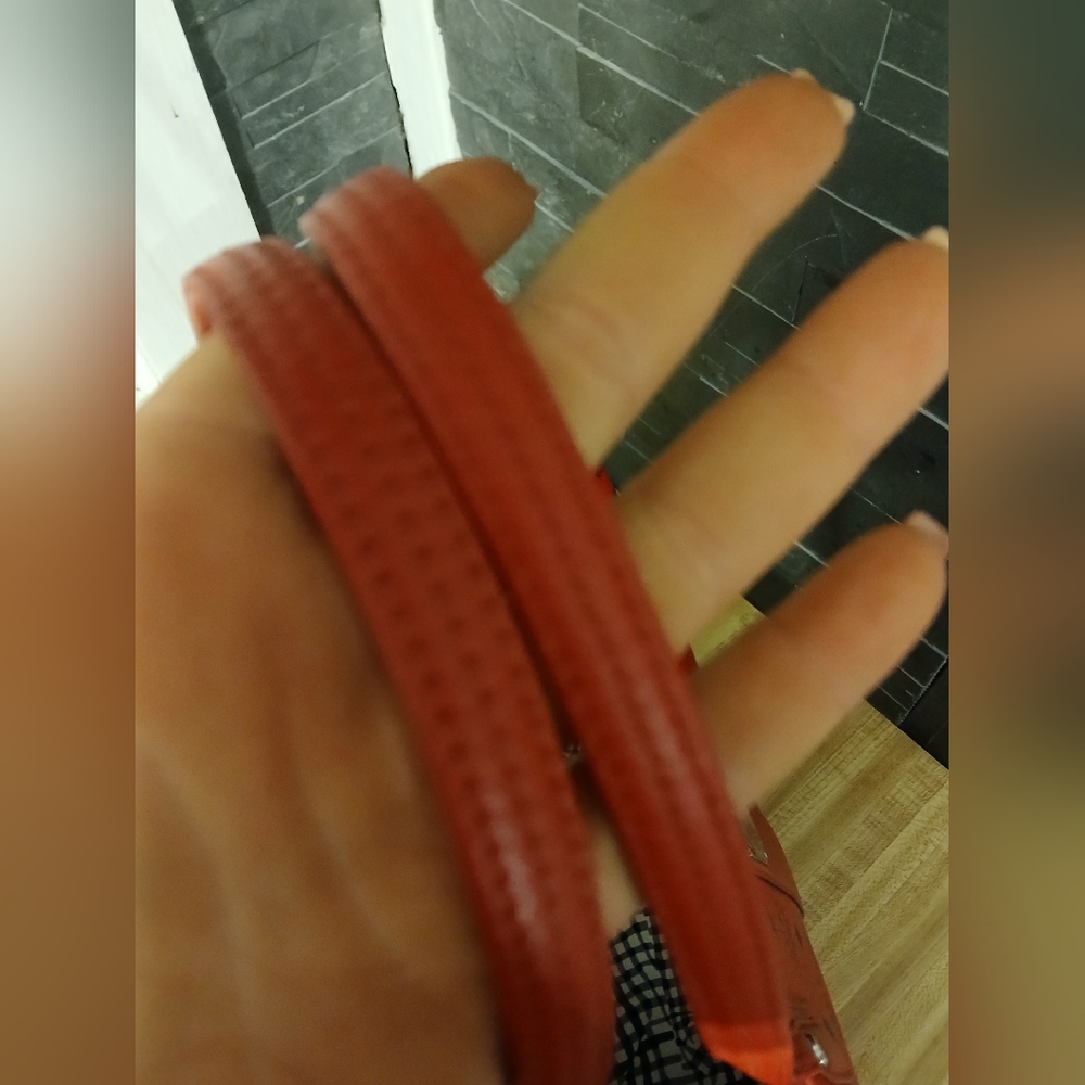 MCM Authentic Red & Black Tote Like New  (Stunning) - Picture 8 of 12